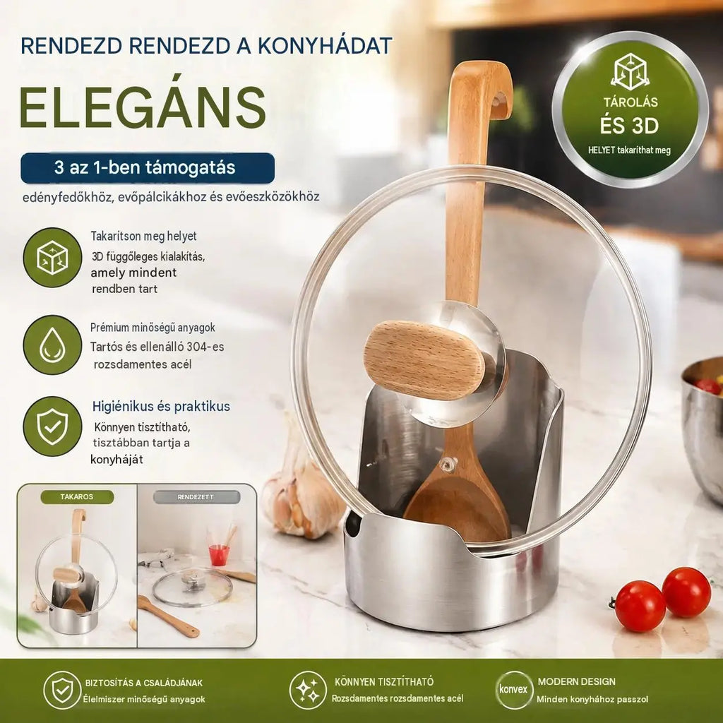 🔥 Vegyél egyet, kapsz egyet ingyen【2 termék 8600 Ft】🥄 Multifunkcionális konyhai eszközrendszerező: tarts mindent rendszerezetten és könnyen elérhető helyen ✨🏠
