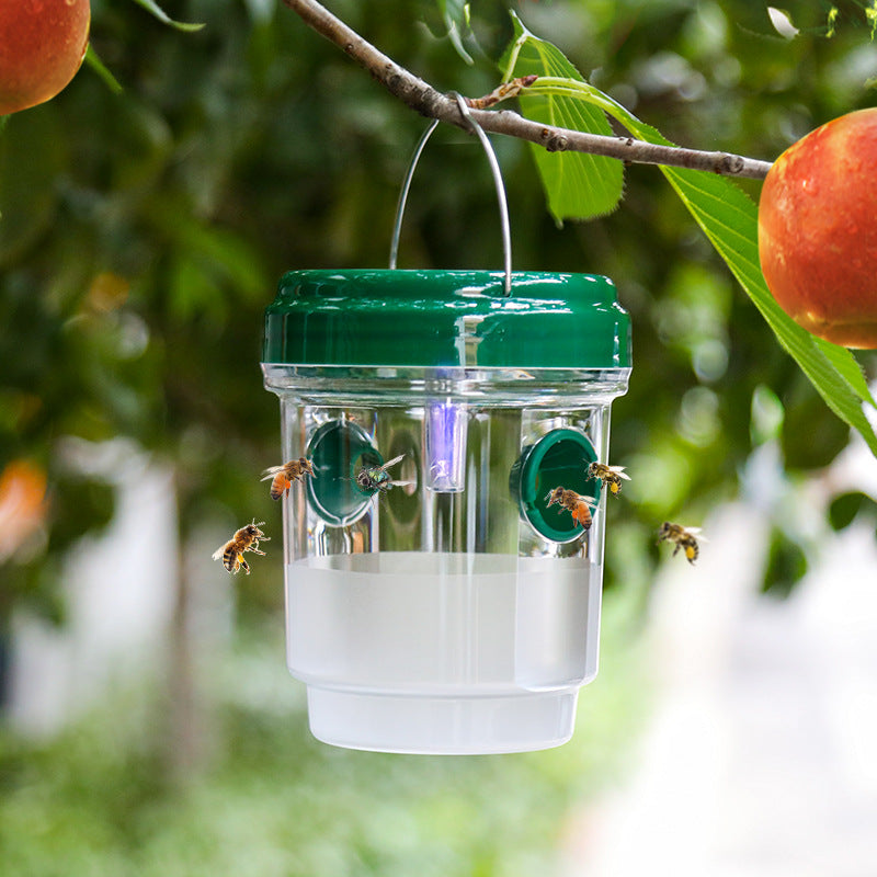 2 piezas 26 €☀️ Trampa Solar LED para Moscas y Mosquitos – Atrapa Insectos sin Químicos para Jardín y Balcón 🪰