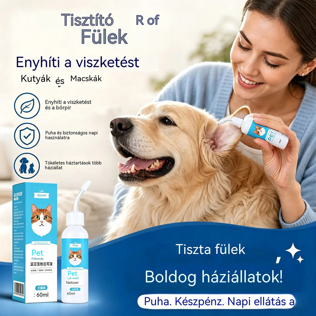 🐶2 tétel 8900  Ft.🐱 Fültisztító kutyák és macskák fülviszketésének enyhítésére.