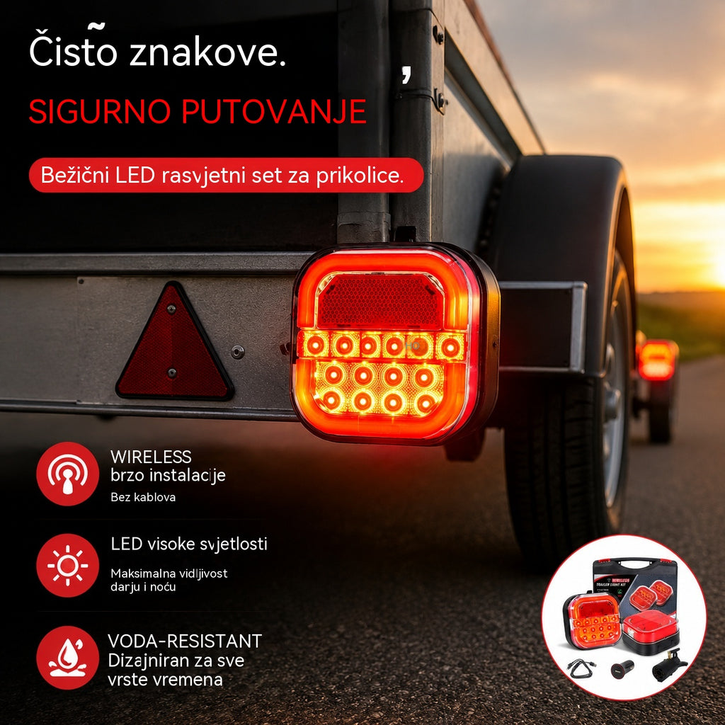 🚦【Univerzalno 12V/24V】🚦 LED svjetlo za prikolicu automobila