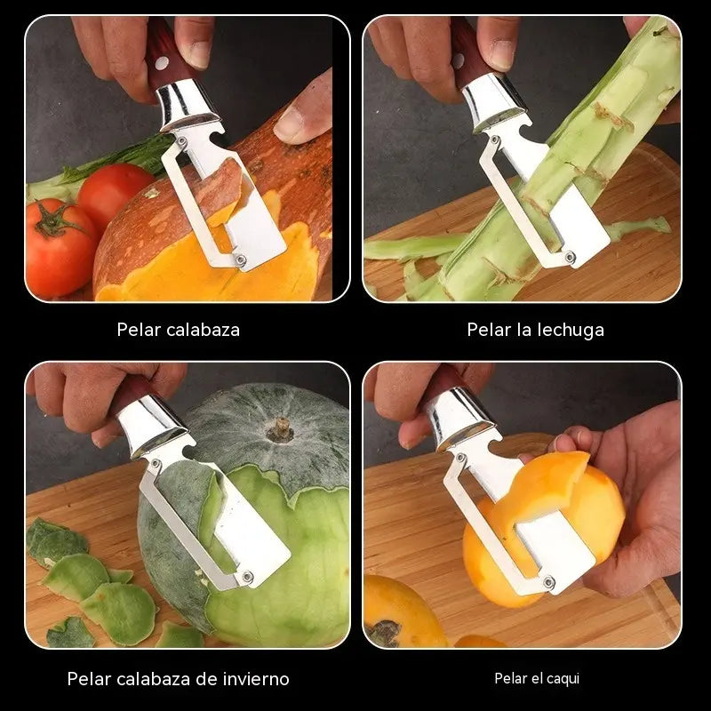 【30%OFF】💥Compra 1, llévate 1 gratis💥🔪Pelador multifuncional de acero inoxidable🧅