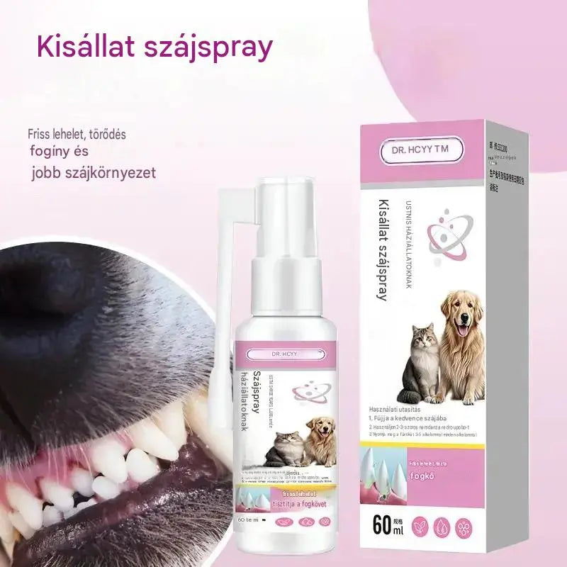 🐶🐱【Vásároljon 1-et, kapjon 2-t ingyen】Állatszőr- és fogtisztító spray