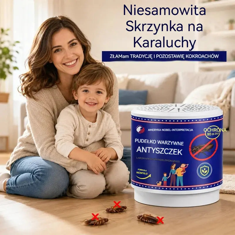 👍【2 szt.】Magiczne pudełko na karaluchy z ekstraktami botanicznymi – ekologiczny środek odstraszający bez substancji toksycznych do domu i restauracji, długotrwała skuteczność