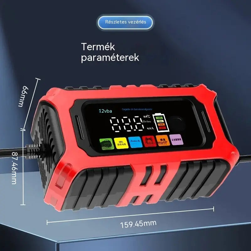 Intelligens akkumulátortöltő és -karbantartó