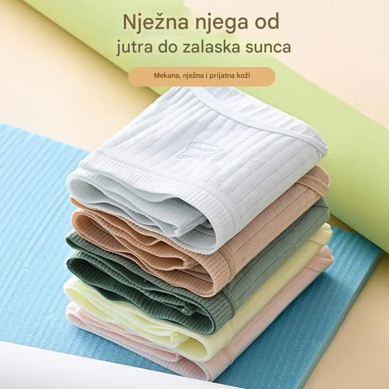 Zadnji dan uz 50% popusta!【7 komada】Jednostavno i napredno antibakterijsko žensko donje rublje s visokim strukom, za žene 35-100 kg