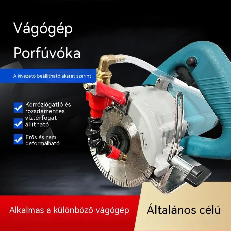 🛠️Sarokcsiszoló portalanító vízpermetezővel