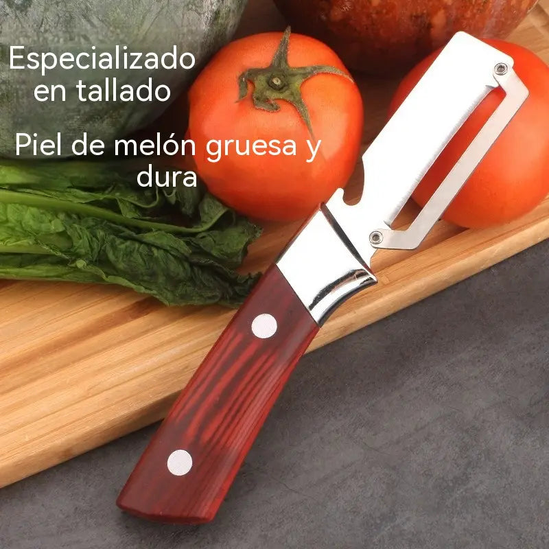 【30%OFF】💥Compra 1, llévate 1 gratis💥🔪Pelador multifuncional de acero inoxidable🧅