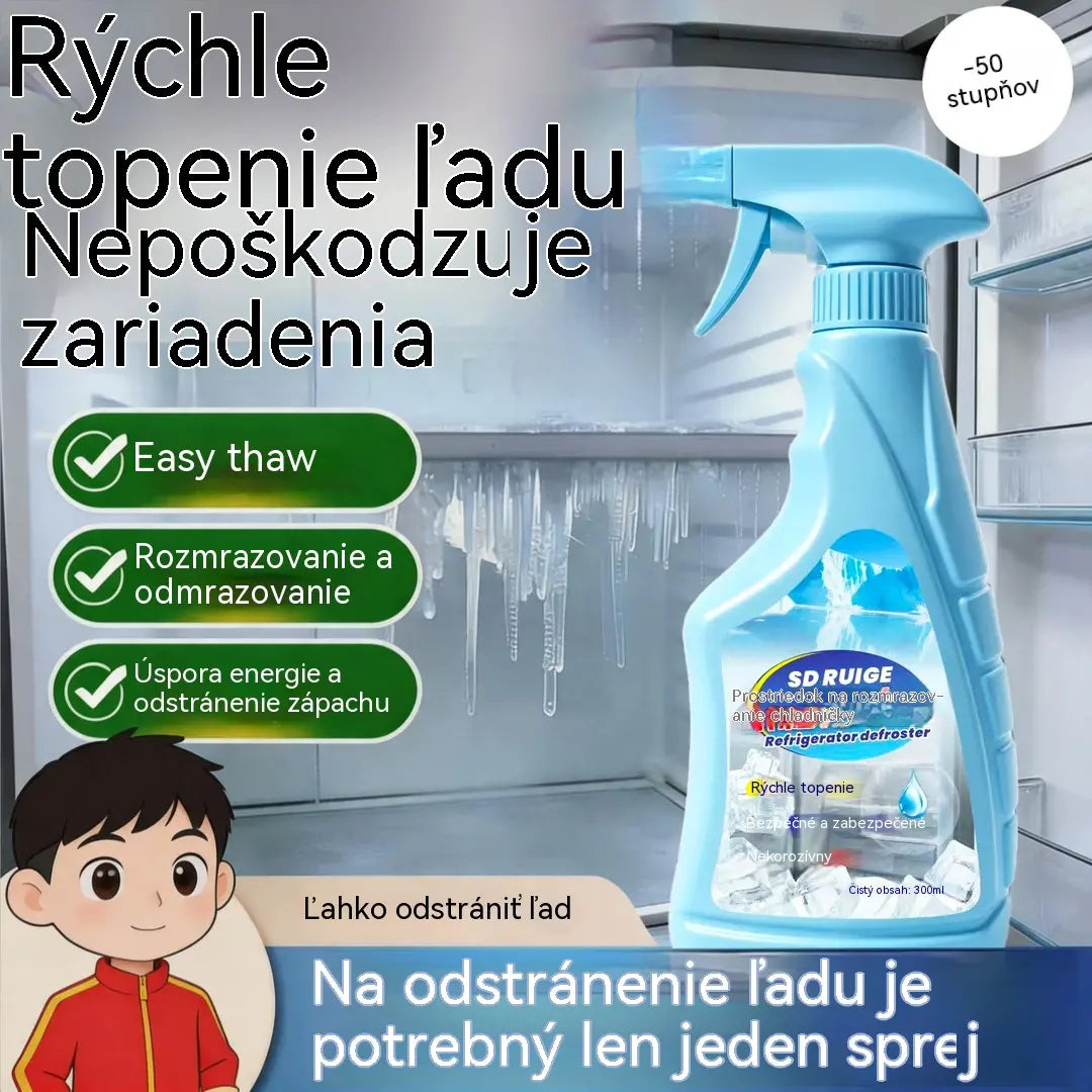 【Kúpte 1, dostanete 1 zadarmo】Sprej na odmrazovanie a odstraňovanie ľadu z chladničky