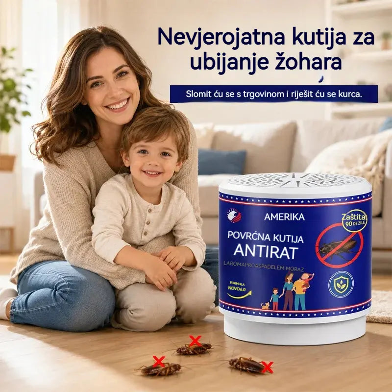 👍【2 kom】Čarobna kutija za ubijanje žohara s botaničkim ekstraktima - ekološki repelent bez otrovnih tvari za dom i restorane, dugotrajna učinkovitost