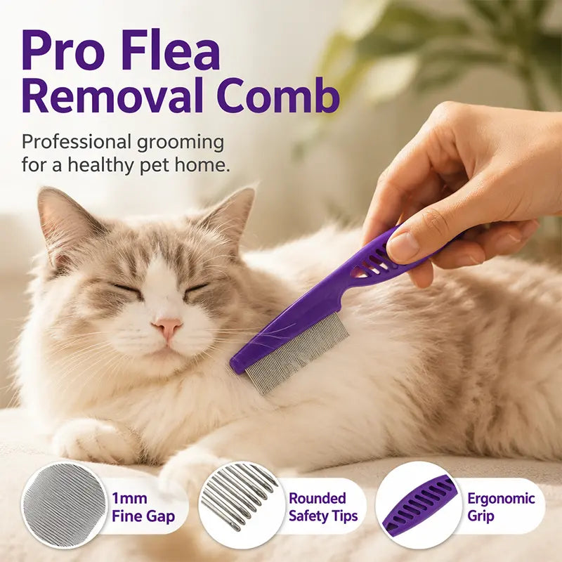 🐈【Két tétel – 7700 forint】Finomfogú bolhafésű macskáknak és kutyáknak🐕