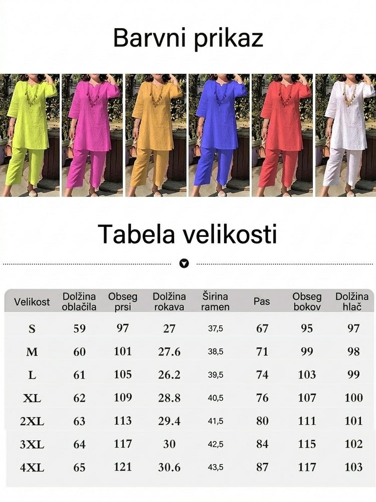 🔥🔥【40-100 kg】Poletna nova modna enobarvna obleka z dolgimi rokavi, etničnega sloga in temperamenta za potovanja na delo