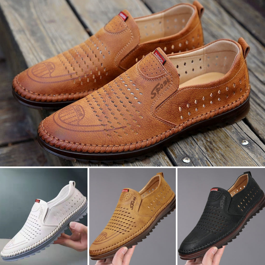 【39-44】Ručně vyráběná kožená pánská outdoorová obuv