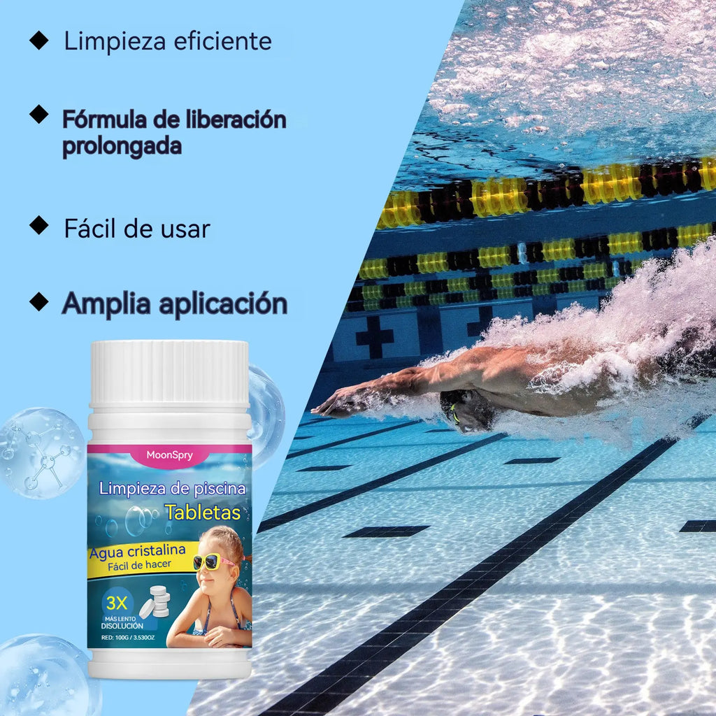 🔥Compre 1 y obtenga 1 gratis（2 botella）🏊‍Pastillas efervescentes para la limpieza de piscinas