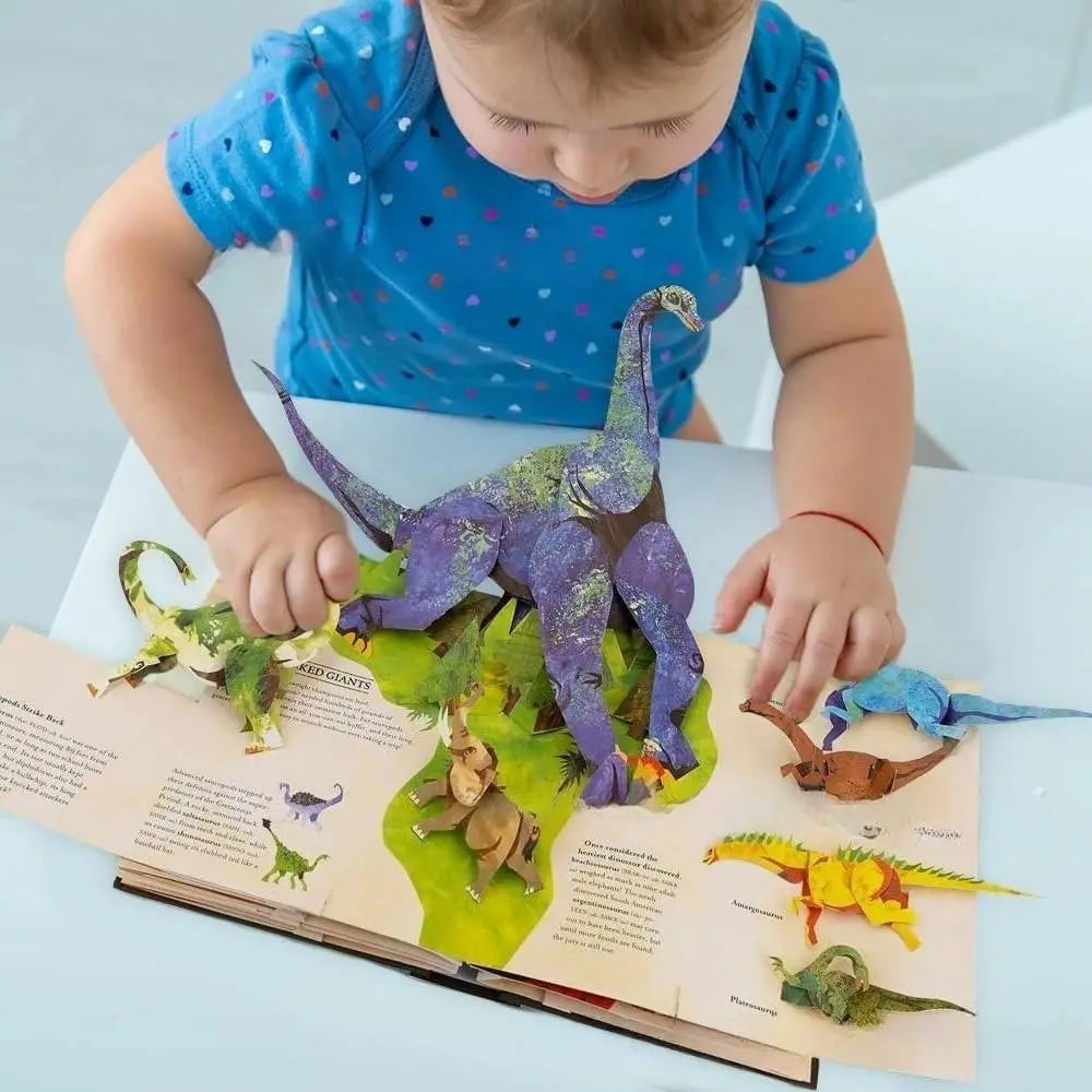 📕 3DEnclopediaPrehistoricDinozavriPop-up knjiga Enciklopedija dinozavrov