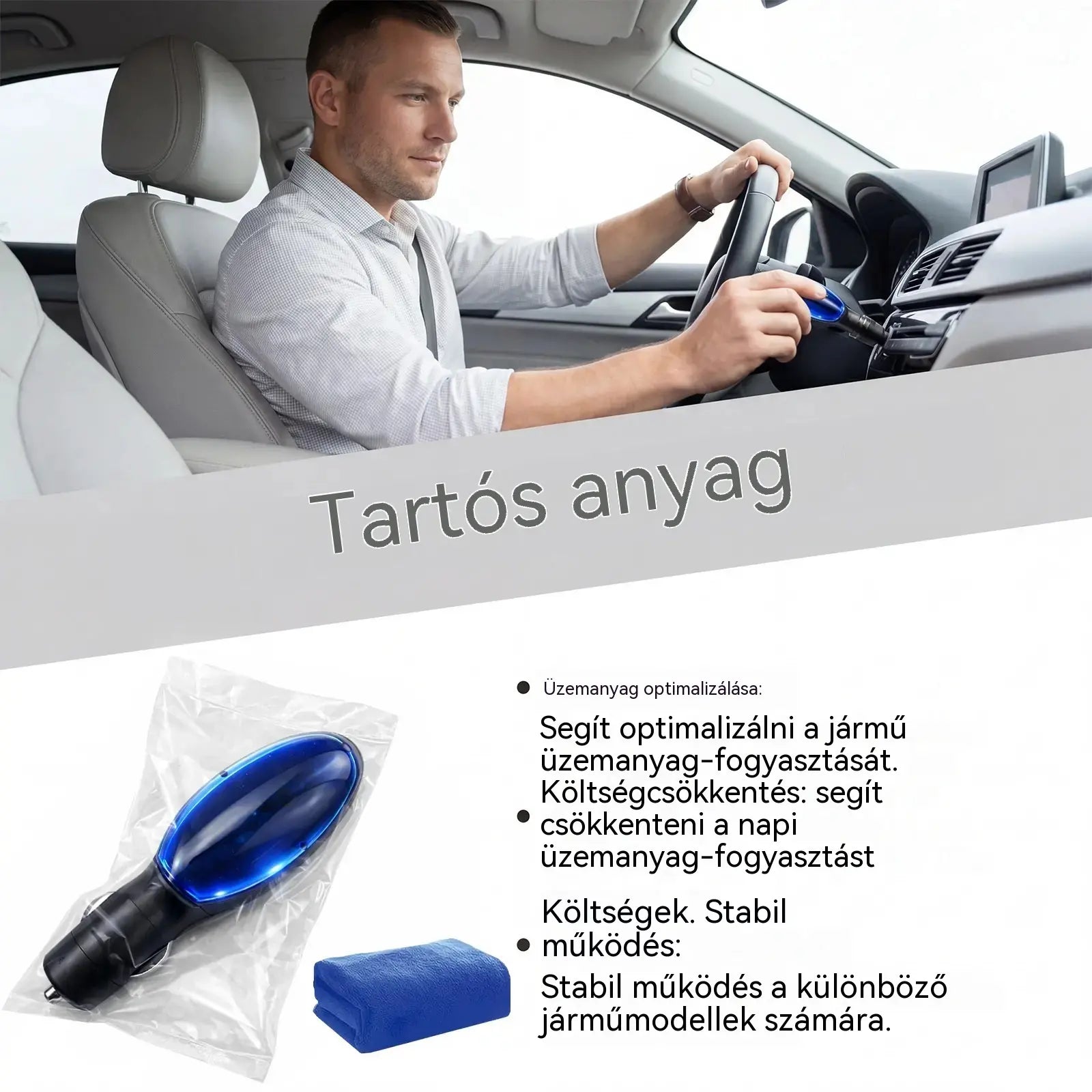 🔥🚗Üzemanyag-takarékos: Üzemanyagot takarít meg, növeli a teljesítményt és csökkenti a fogyasztást a mindennapi vezetés során.