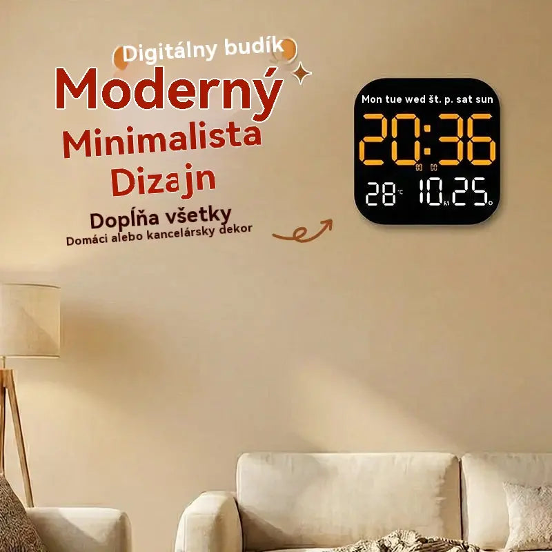 Časovo obmedzená 40% zľava! Digitálne hodiny do domácnosti a kancelárie