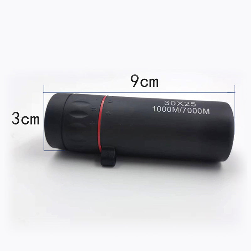 ✅ 520 Kč za kus 🔥Přenosný venkovní monokulární dalekohled - vysoké rozlišení 30×25 s adaptérem pro chytré telefony pro dobrodružství.