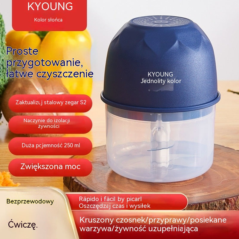 🔥🥗Kup jeden, a drugi dostaniesz gratis! ✨ Bezprzewodowa mini siekaczka do żywności
