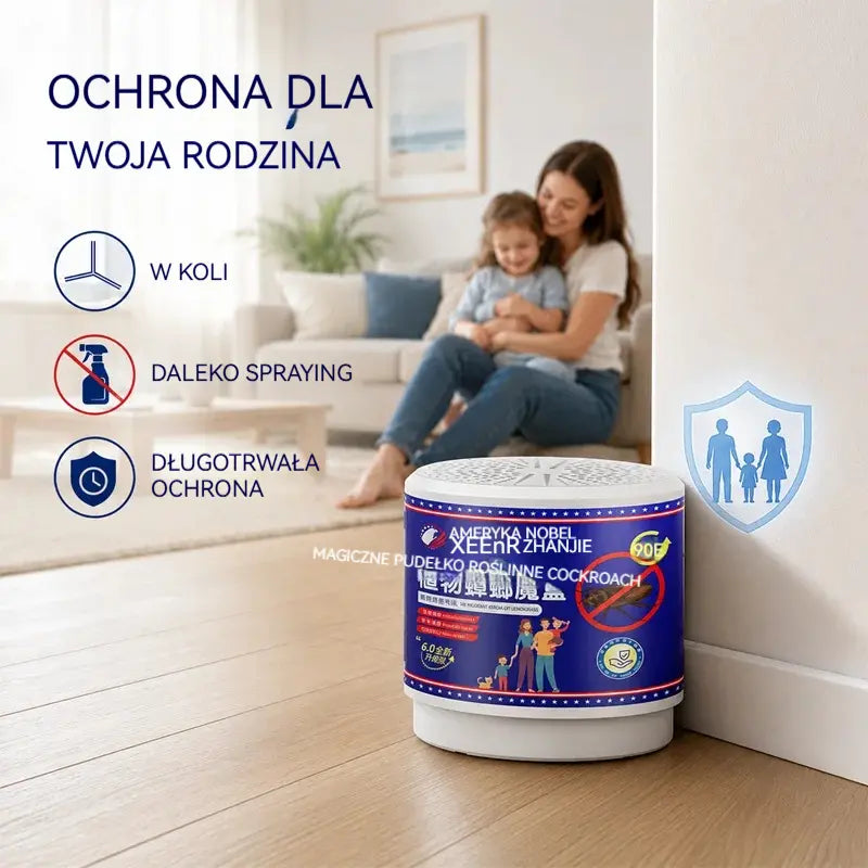 👍【2 szt.】Magiczne pudełko na karaluchy z ekstraktami botanicznymi – ekologiczny środek odstraszający bez substancji toksycznych do domu i restauracji, długotrwała skuteczność