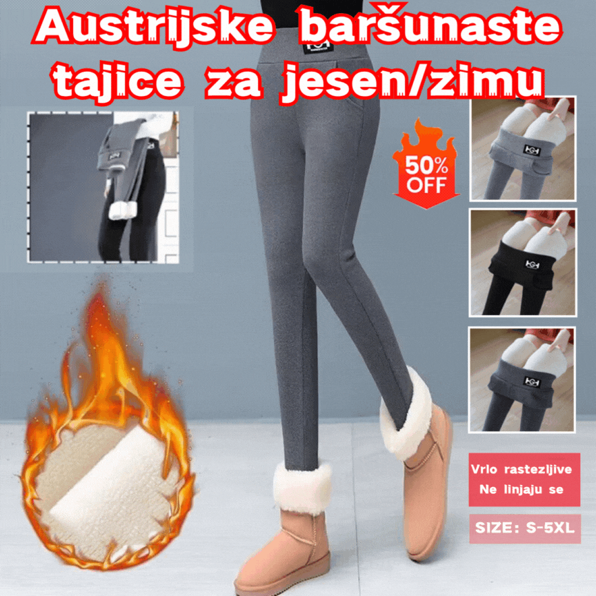 【M-3XL】Zadebljane kašmirske tajice, austrijske kašmirske jesensko-zimske tajice
