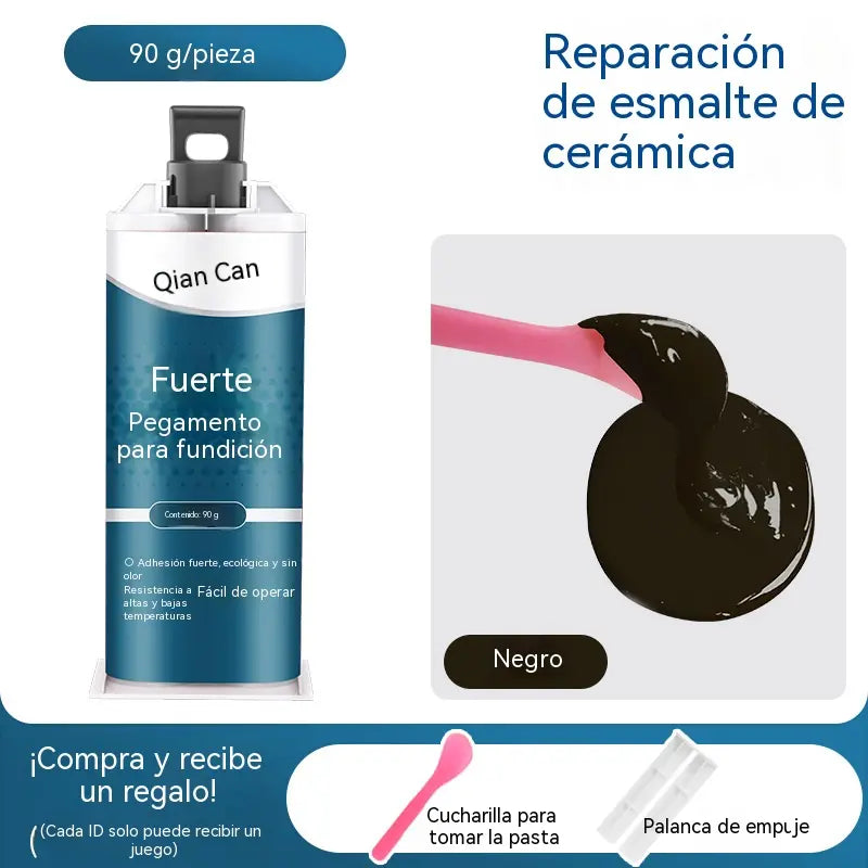 【Juego de 3 piezas】 🔥🛠️Pegamento reparador de metal AB de alta resistencia