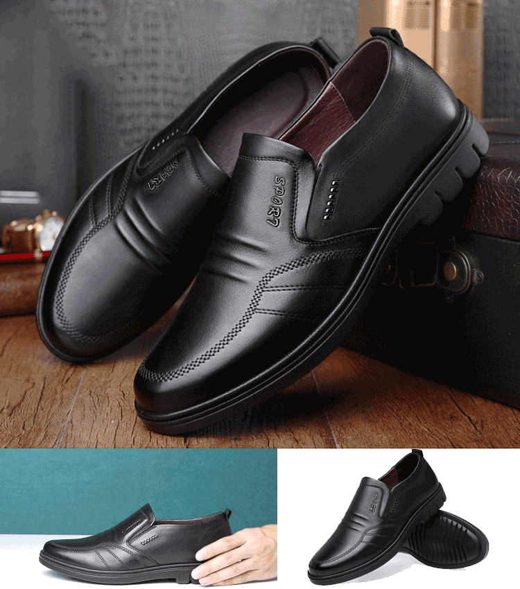 🔥Ostatni dzień 【Rabat 50%】👞【39-44】Męskie buty biznesowe casualowe - nowość z 2026 r., miękka podeszwa, stylowe i wygodne