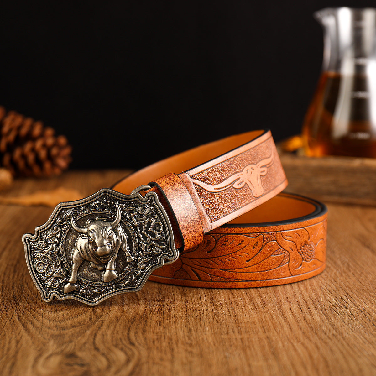 【Kupite 1, dobite 1 brezplačno】🔥Moški vintage pas za prosti čas v stilu Western Cowboy