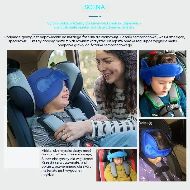 🚗 Kup teraz i ciesz się 50% rabatem! 😴 Zagłówek do spania w samochodzie: regulowany, miękki i zapewniający dobre podparcie, zapobiega opadaniu głowy, pozwalając na wygodną drzemkę podczas podróży. 🛌
