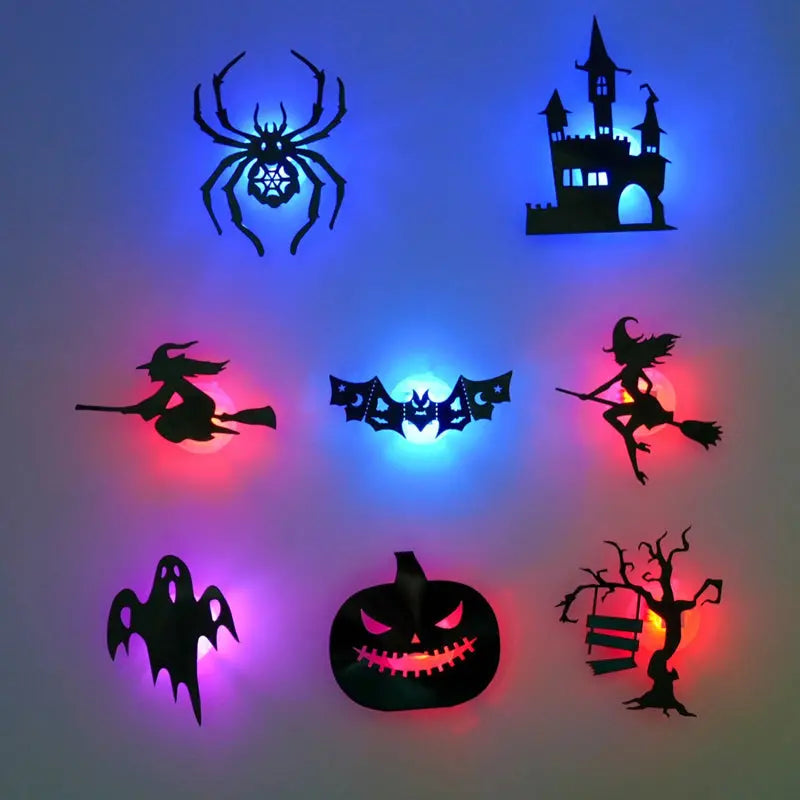 Halloween sötétben világító falmatricák