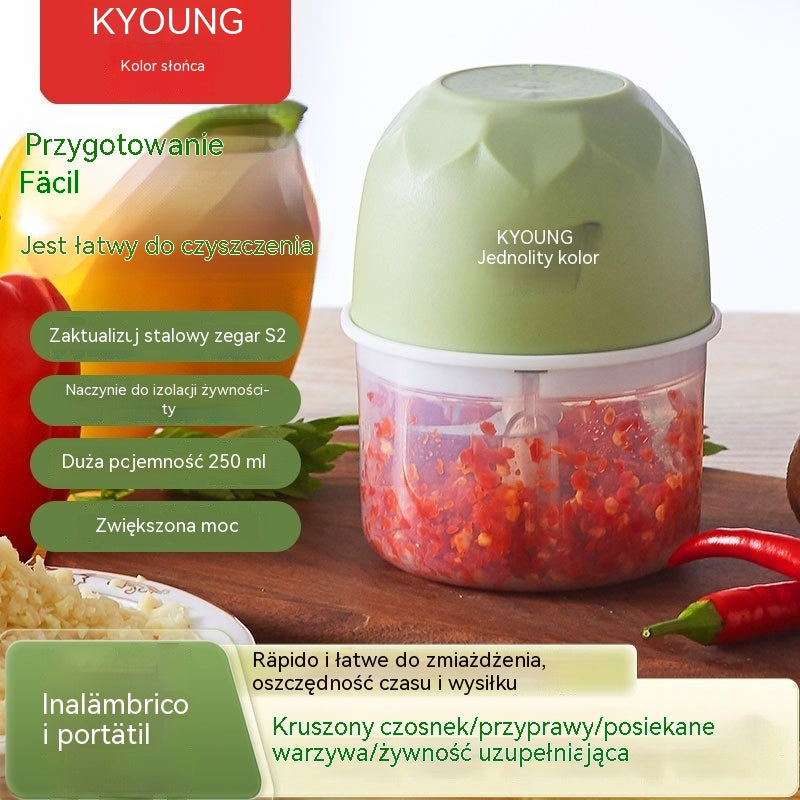 🔥🥗Kup jeden, a drugi dostaniesz gratis! ✨ Bezprzewodowa mini siekaczka do żywności