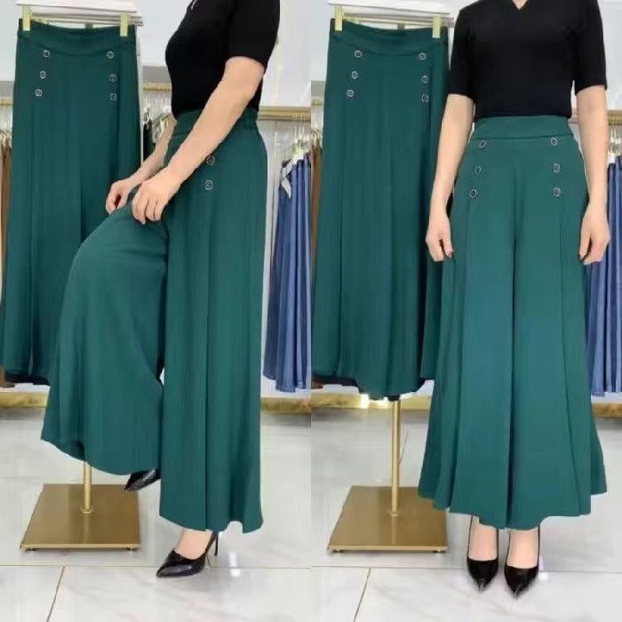 【M–5XL】Női magas derekú, bőszárú szoknya – tavaszi és nyári stílus
