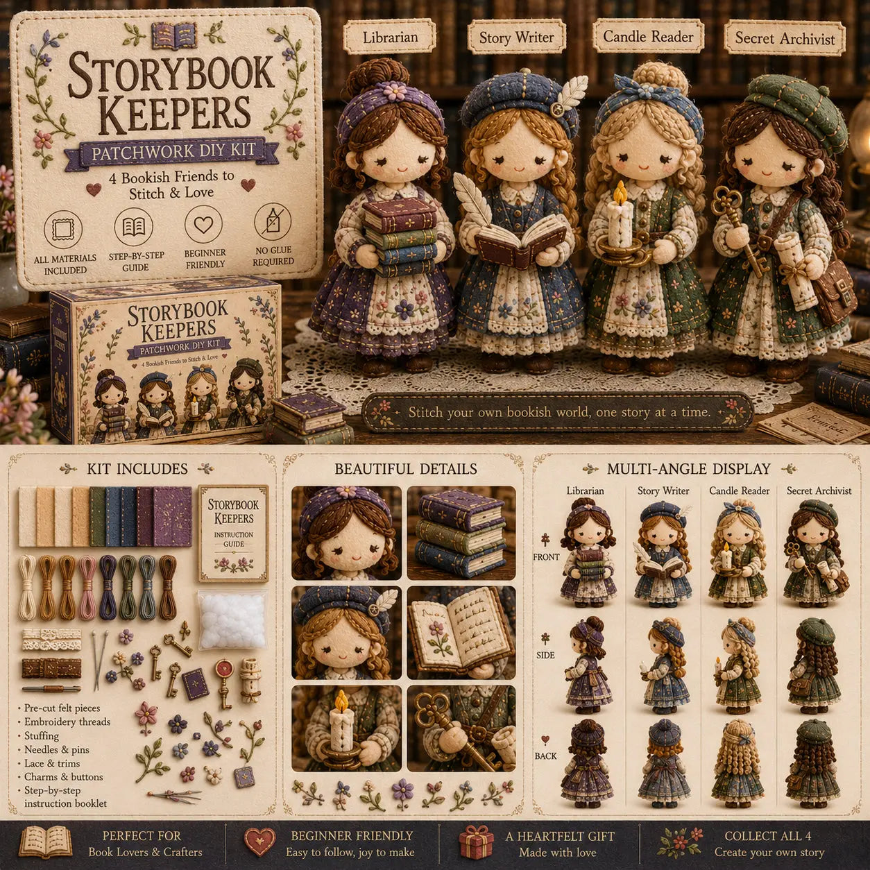 Utolsó nap: Élvezd a 49% kedvezményt!  Miniatűr patchwork készlet a Miniature World sorozatból.