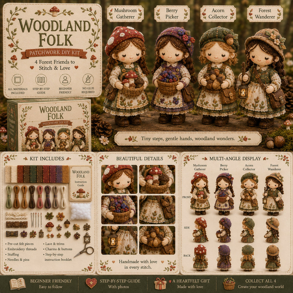 Utolsó nap: Élvezd a 49% kedvezményt!  Miniatűr patchwork készlet a Miniature World sorozatból.