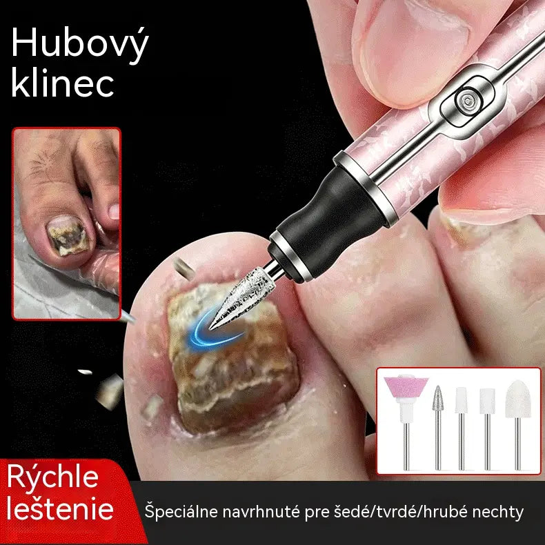 💅👍Elektrický pilník na nehty k léčbě onychomykózy