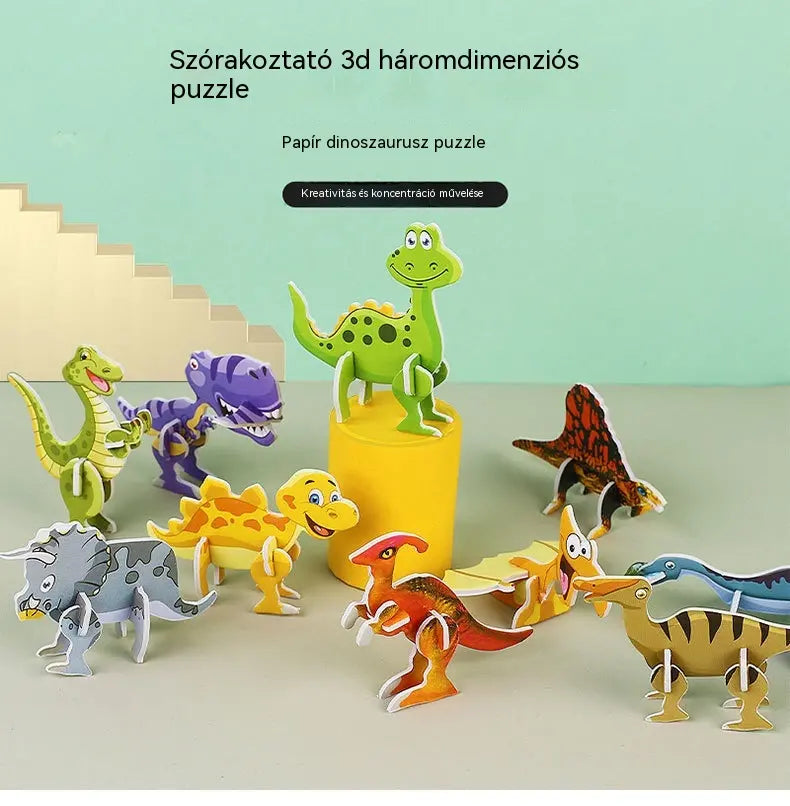 3D-s rajzfilm kirakó (30 darabos)