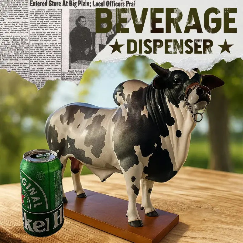 🐂🥃Kézzel készített Bull italadagoló - Otthoni bár asztaldísz