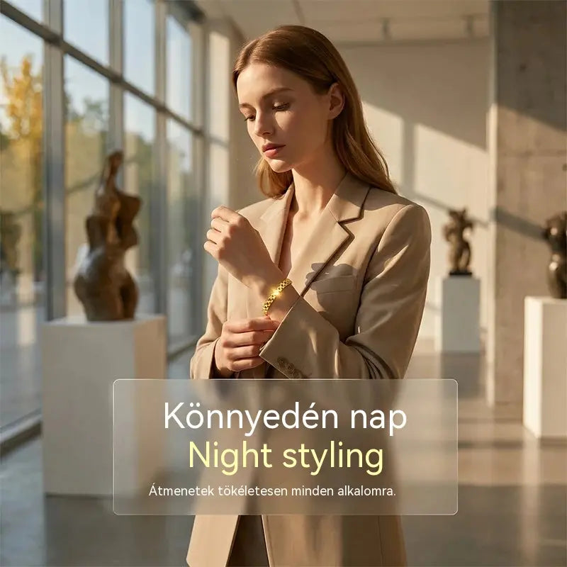 ✨ 50% KEDVEZMÉNY! 🔷 Geometrikus szemekből álló karkötő: minimalista, modern és finom. Tökéletes mindennapi viseletre vagy visszafogott kiegészítőként. Kényelmes és sokoldalú. 💫