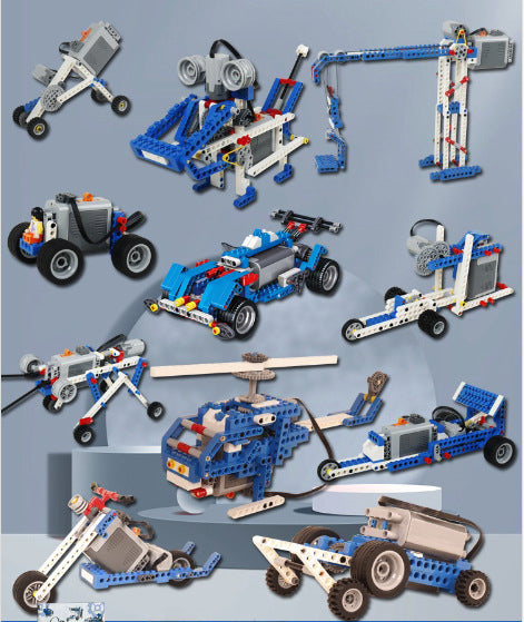 1 szt. 149 zł🤖🧩【Ograniczona zniżka 50%】Zestaw LEGO Electric Robot Construction dla dzieci
