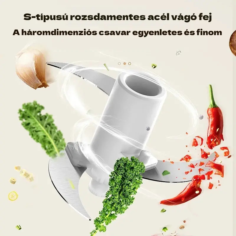 🔥 50% kedvezmény! 🔥 🥩⚡ Nagy kapacitású elektromos húsdaráló: Erős, gyors és könnyen használható | Ideális otthoni konyhába és házias ételekhez 🍔🌮