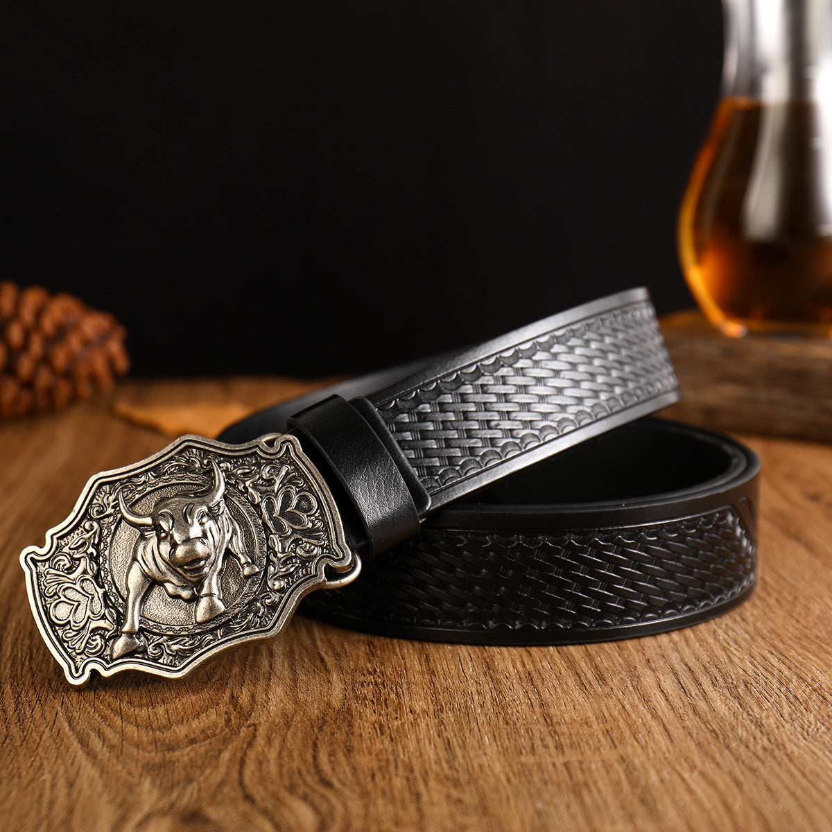 【Kupite 1, dobite 1 brezplačno】🔥Moški vintage pas za prosti čas v stilu Western Cowboy