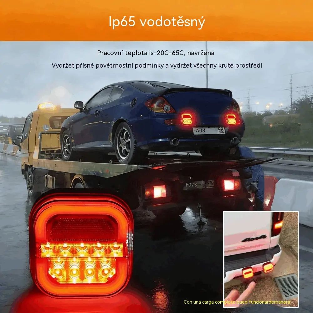 LED světla pro přívěs auta