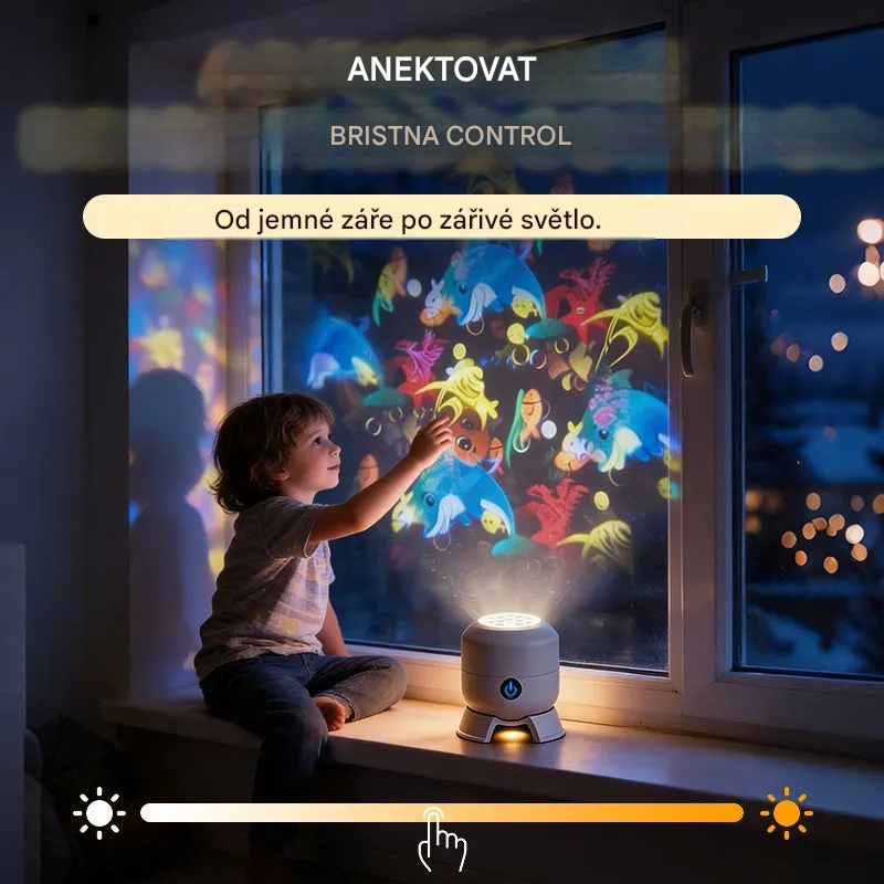 💖🌙2026 Dynamicky rotující LED projektorová lampa! ☁️🔥✨