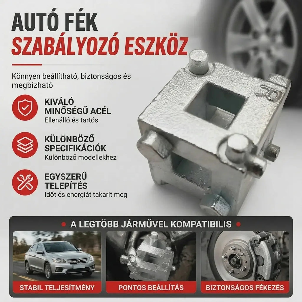 🔧Féknyeregdugattyú-visszanyomó szerszám – Univerzális, 360°-os racsnis funkcióval 🚗✨