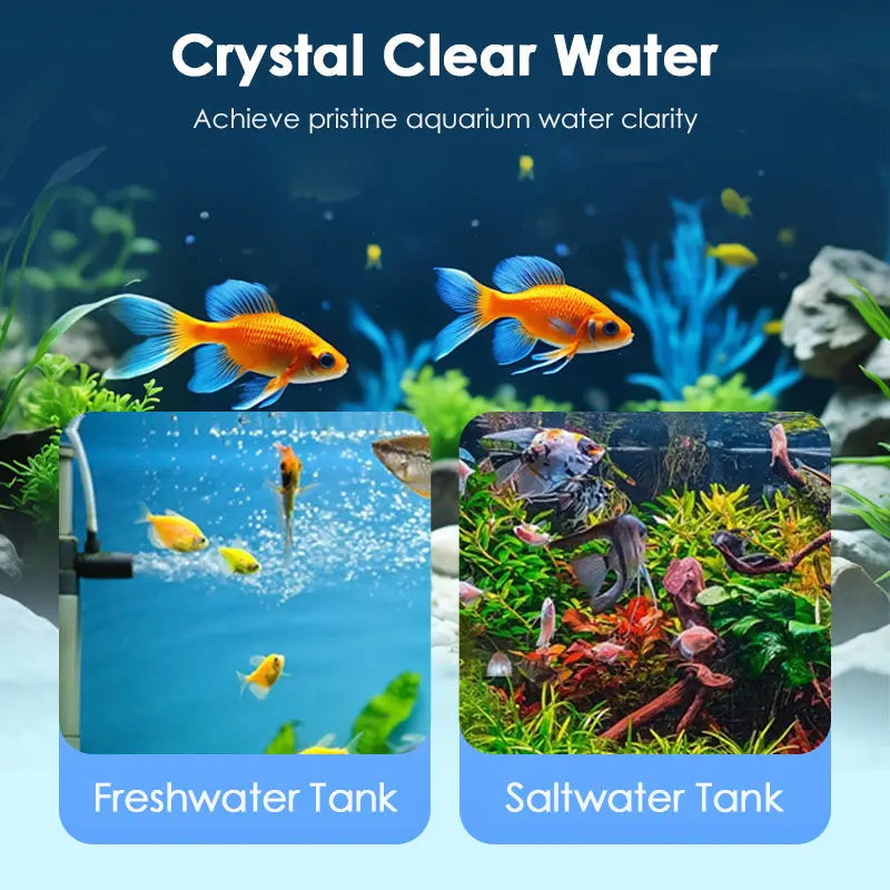 🐟【300 kapslí】💧Šumivé tablety na čištění vody v akváriích a jezírkách🔥