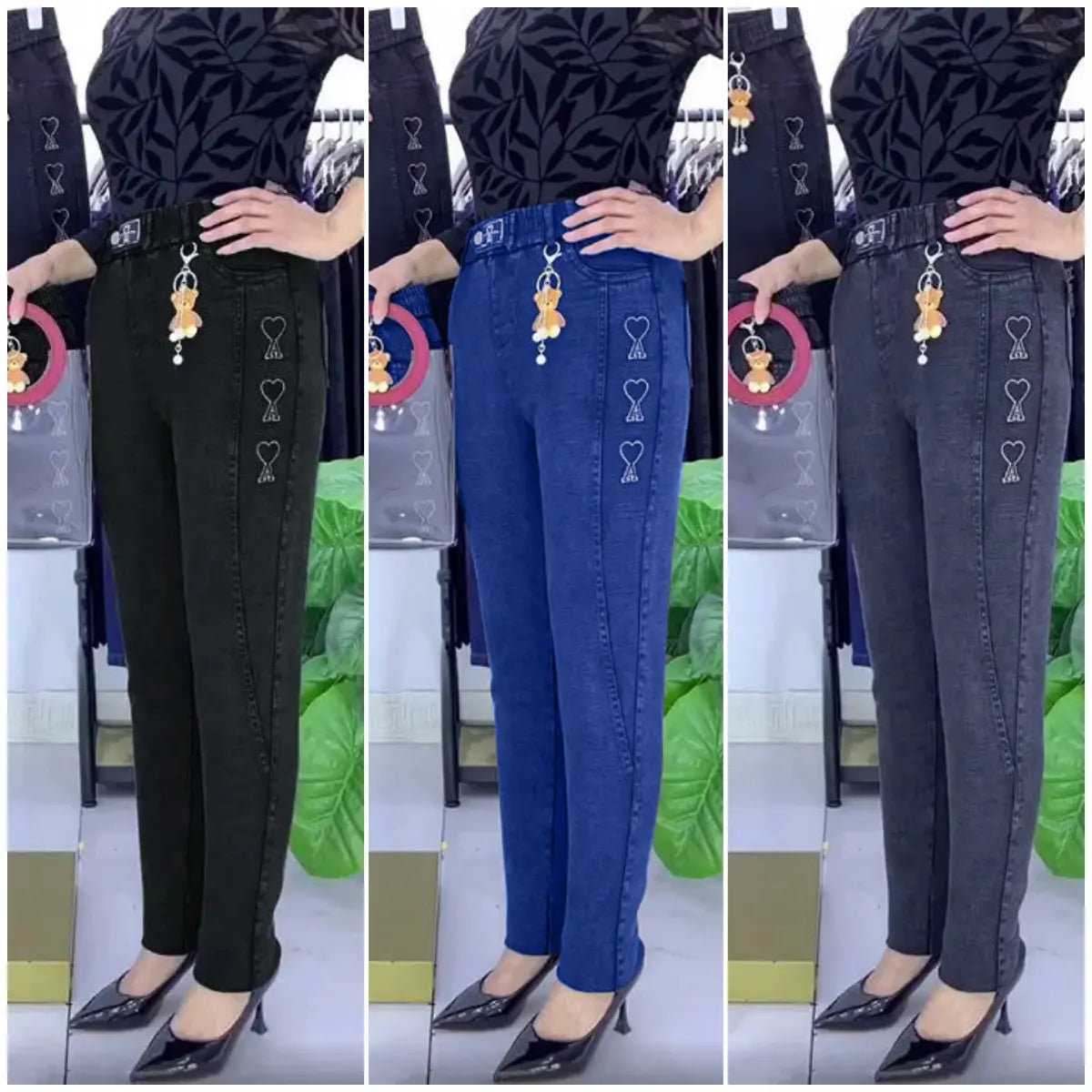 Jeans elásticos para mujer