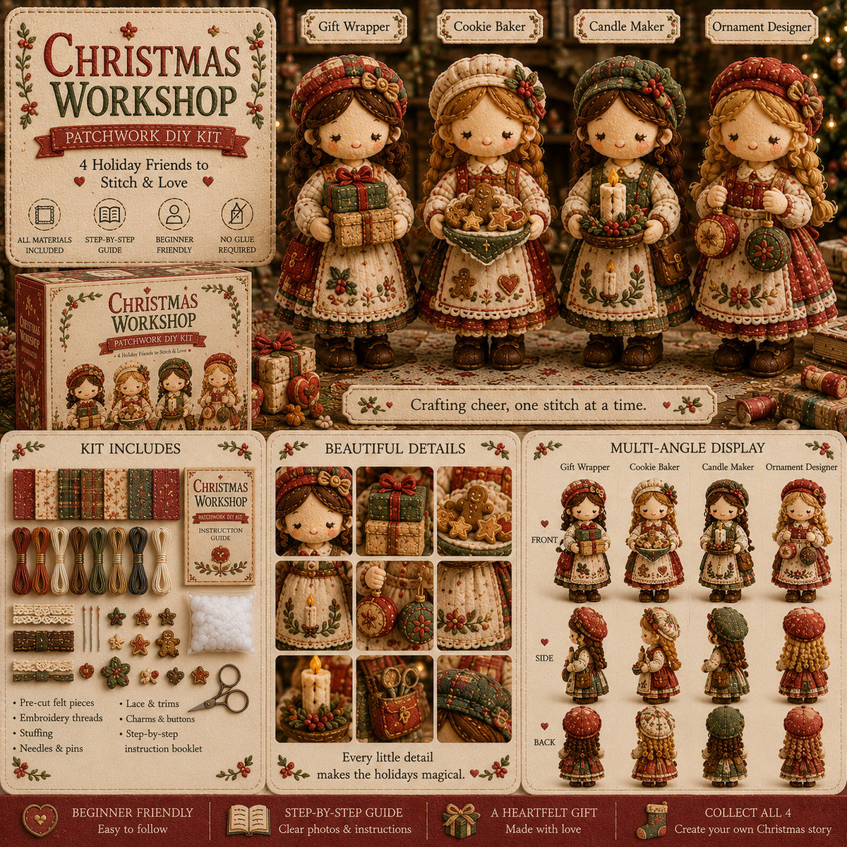Utolsó nap: Élvezd a 49% kedvezményt!  Miniatűr patchwork készlet a Miniature World sorozatból.