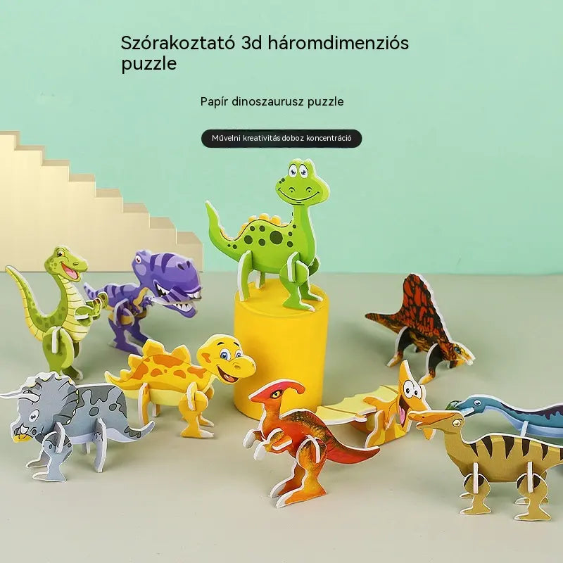 3D-s rajzfilm kirakó (30 darabos)