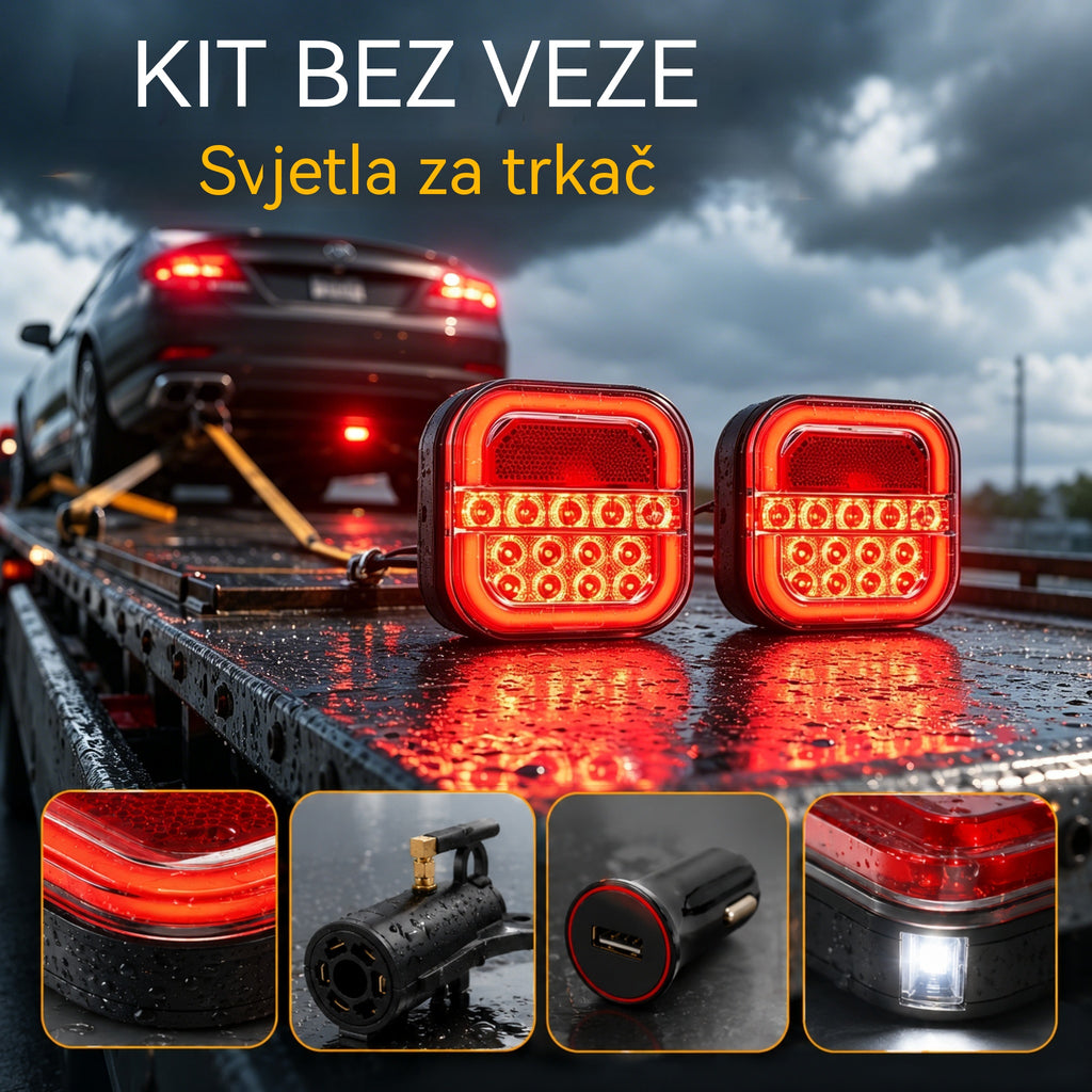 🚦【Univerzalno 12V/24V】🚦 LED svjetlo za prikolicu automobila