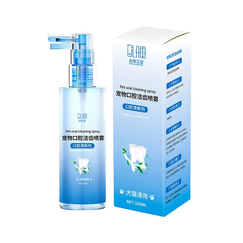 [3 üveg] Szájtisztító spray kutyák és macskák számára