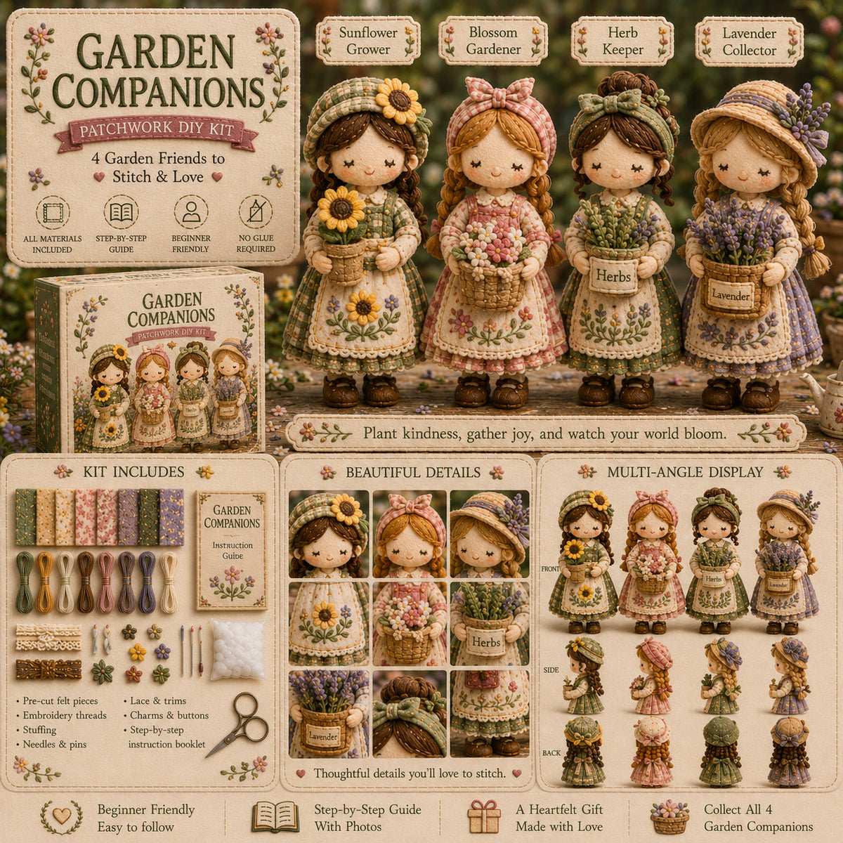 Utolsó nap: Élvezd a 49% kedvezményt!  Miniatűr patchwork készlet a Miniature World sorozatból.